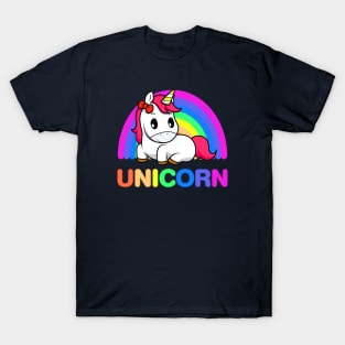 Kawaii Rainbow Unicorn T-Shirt